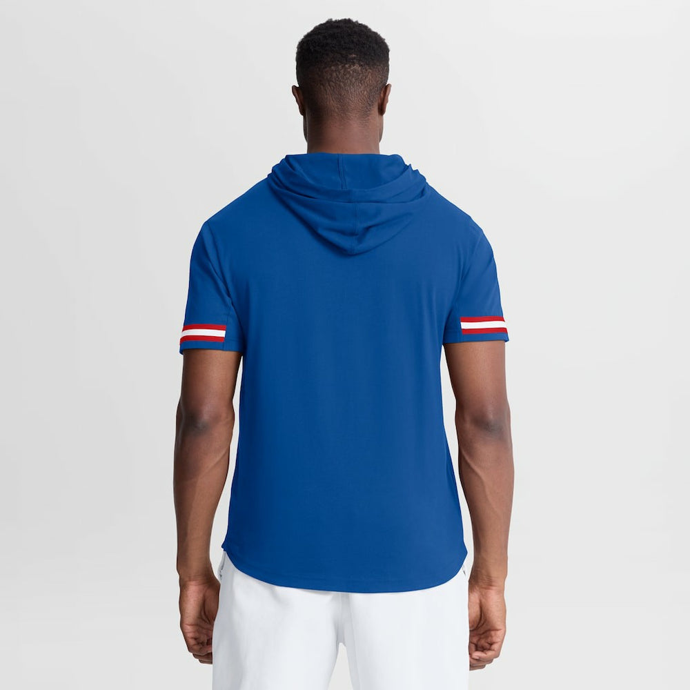 Optimal Play Short Sleeve Hooded T-Shirt - New York Giants