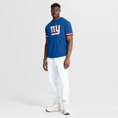 Optimal Play Short Sleeve Hooded T-Shirt - New York Giants