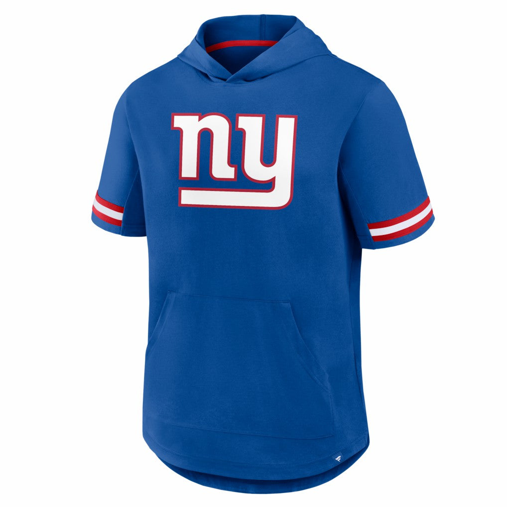 Optimal Play Short Sleeve Hooded T-Shirt - New York Giants