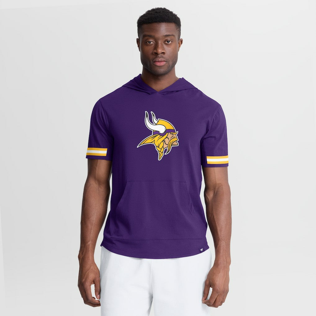 Optimal Play Short Sleeve Hooded T-Shirt - Minnesota Vikings