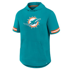 Optimal Play Short Sleeve Hooded T-Shirt - Miami Dolphins