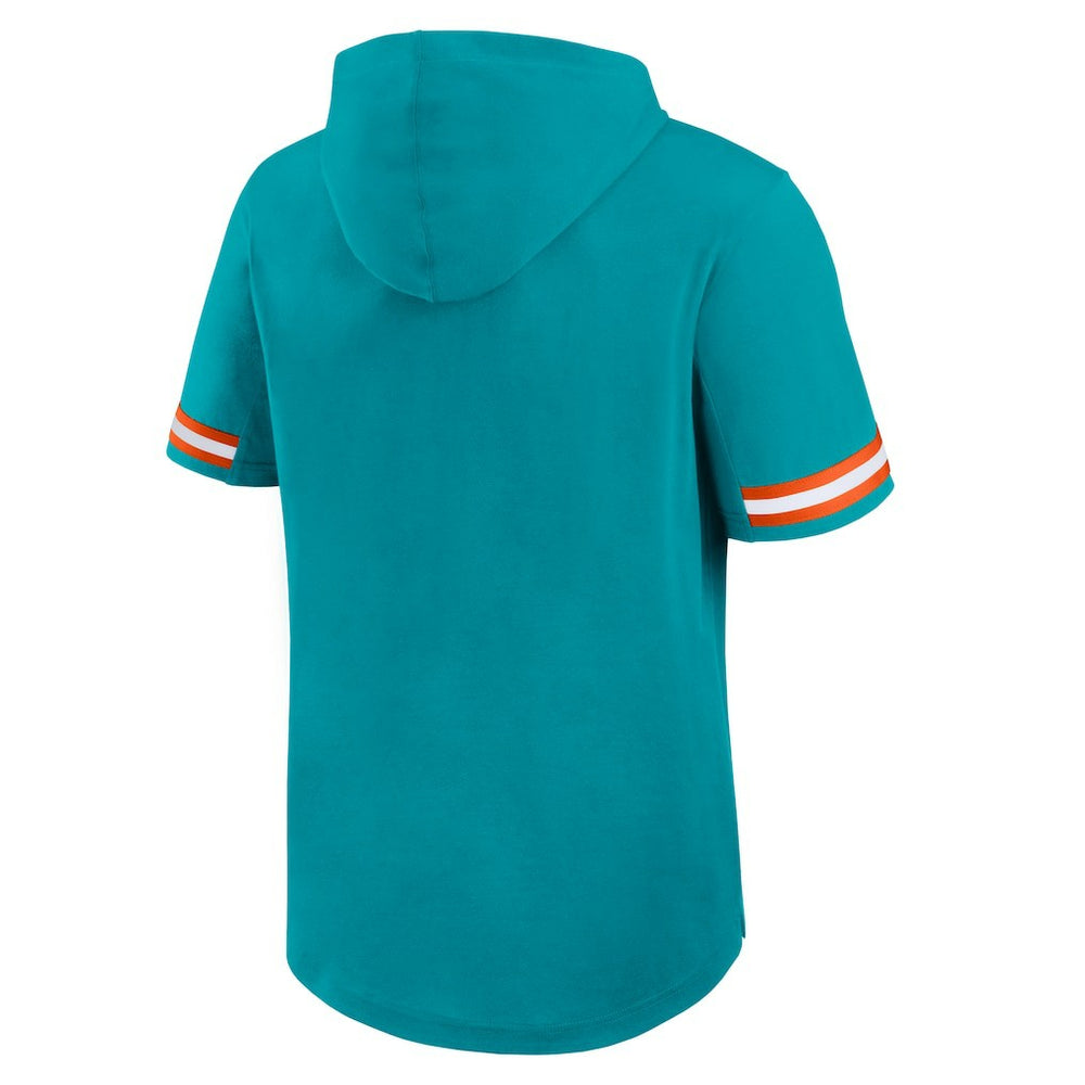 Optimal Play Short Sleeve Hooded T-Shirt - Miami Dolphins