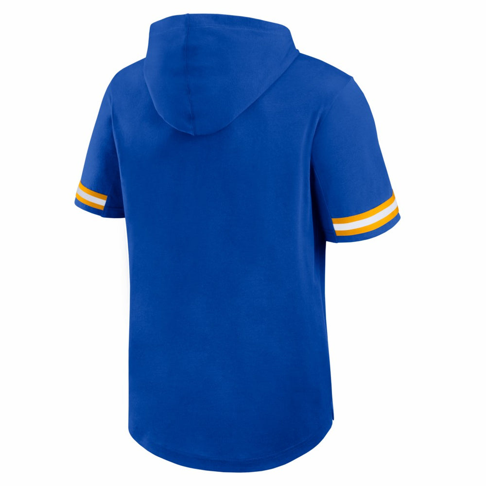 Optimal Play Short Sleeve Hooded T-Shirt - Los Angeles Rams