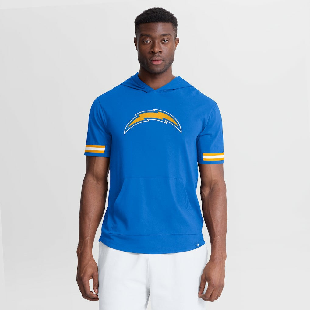 Optimal Play Short Sleeve Hooded T-Shirt - Los Angeles Chargers