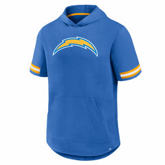 Optimal Play Short Sleeve Hooded T-Shirt - Los Angeles Chargers