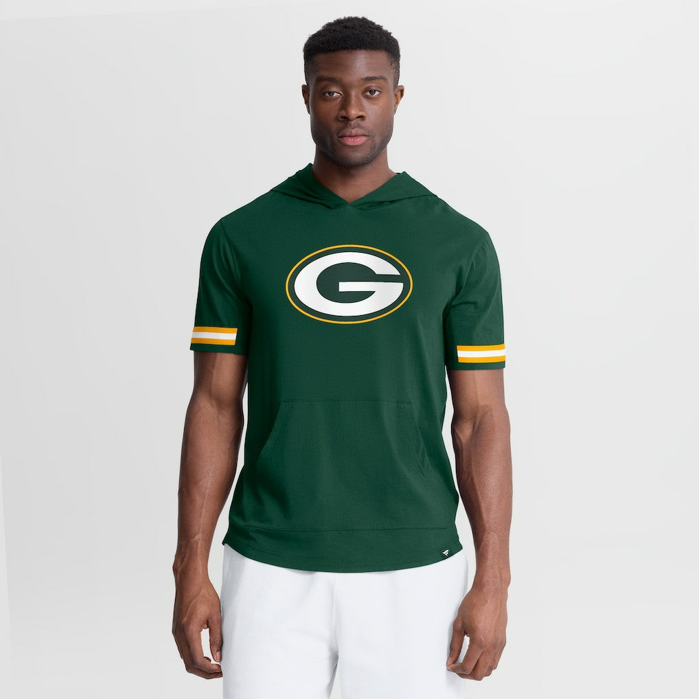 Optimal Play Short Sleeve Hooded T-Shirt - Green Bay Packers