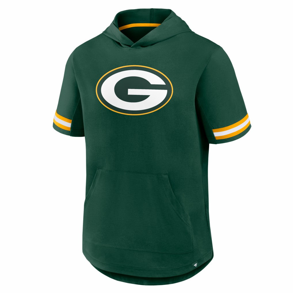 Optimal Play Short Sleeve Hooded T-Shirt - Green Bay Packers