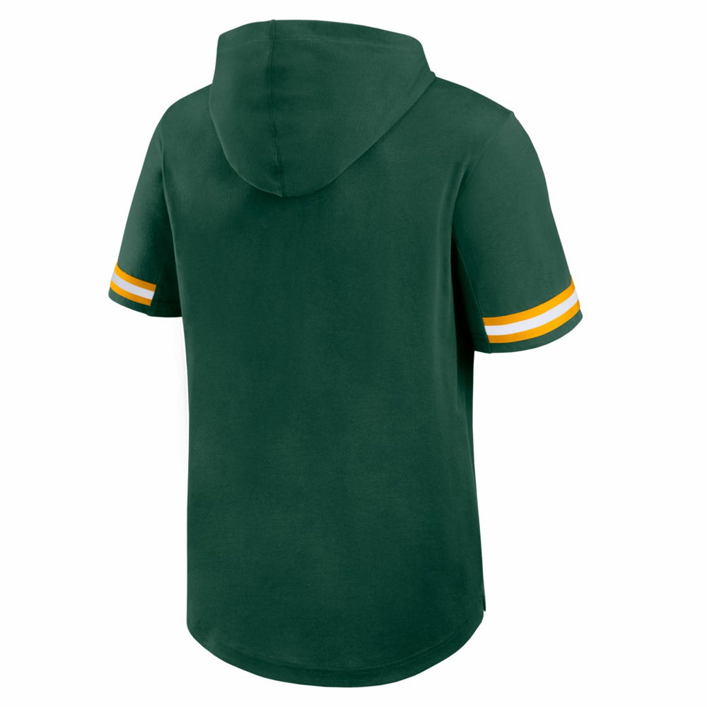 Optimal Play Short Sleeve Hooded T-Shirt - Green Bay Packers
