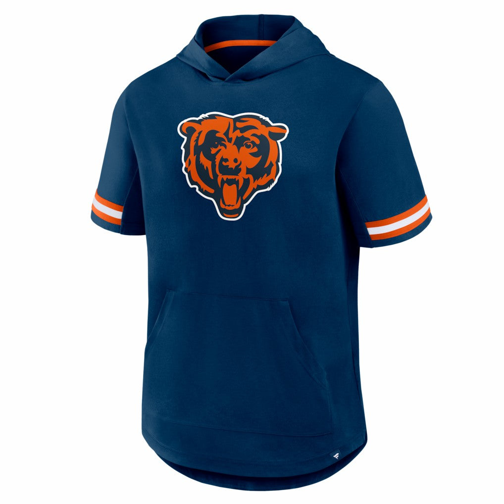 Optimal Play Short Sleeve Hooded T-Shirt - Chicago Bears