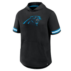 Optimal Play Short Sleeve Hooded T-Shirt - Carolina Panthers