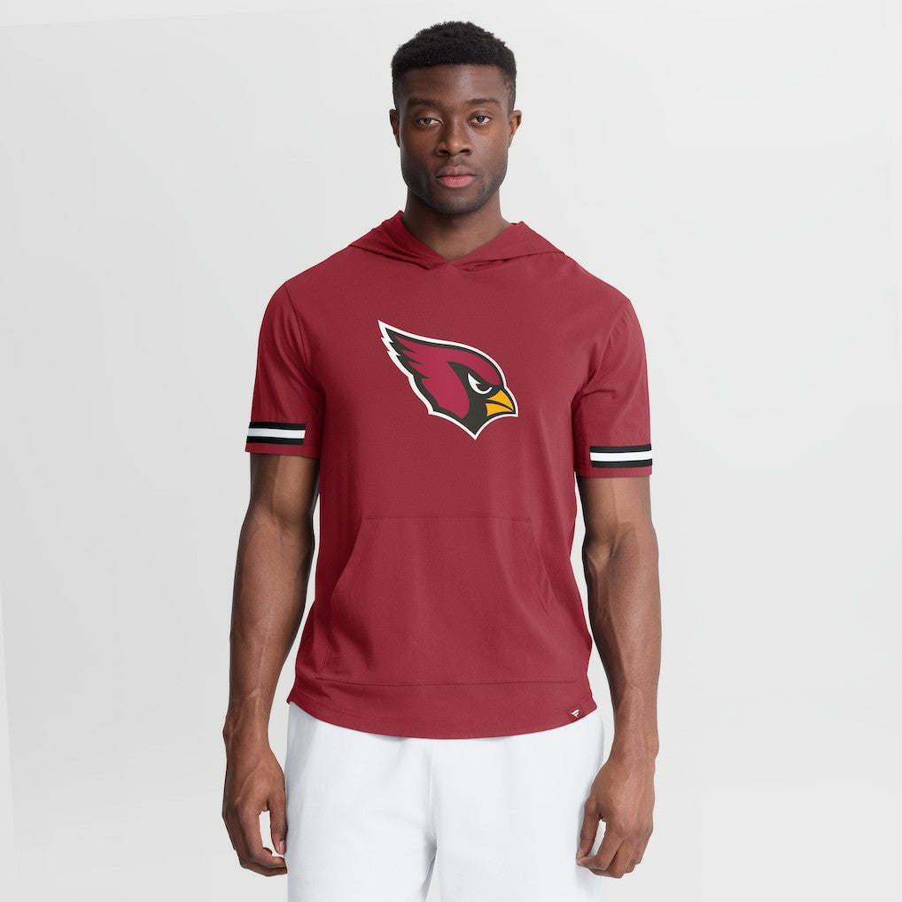 Optimal Play Short Sleeve Hooded T-Shirt - Arizona Cardinals