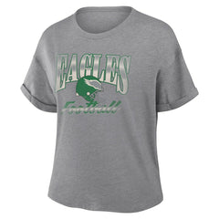 Women's Overplayed Tribute Tri-Blend Boxy T-Shirt - Philadelphia Eagles