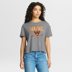 Women's Overplayed Tribute Tri-Blend Boxy T-Shirt - Washington Commanders