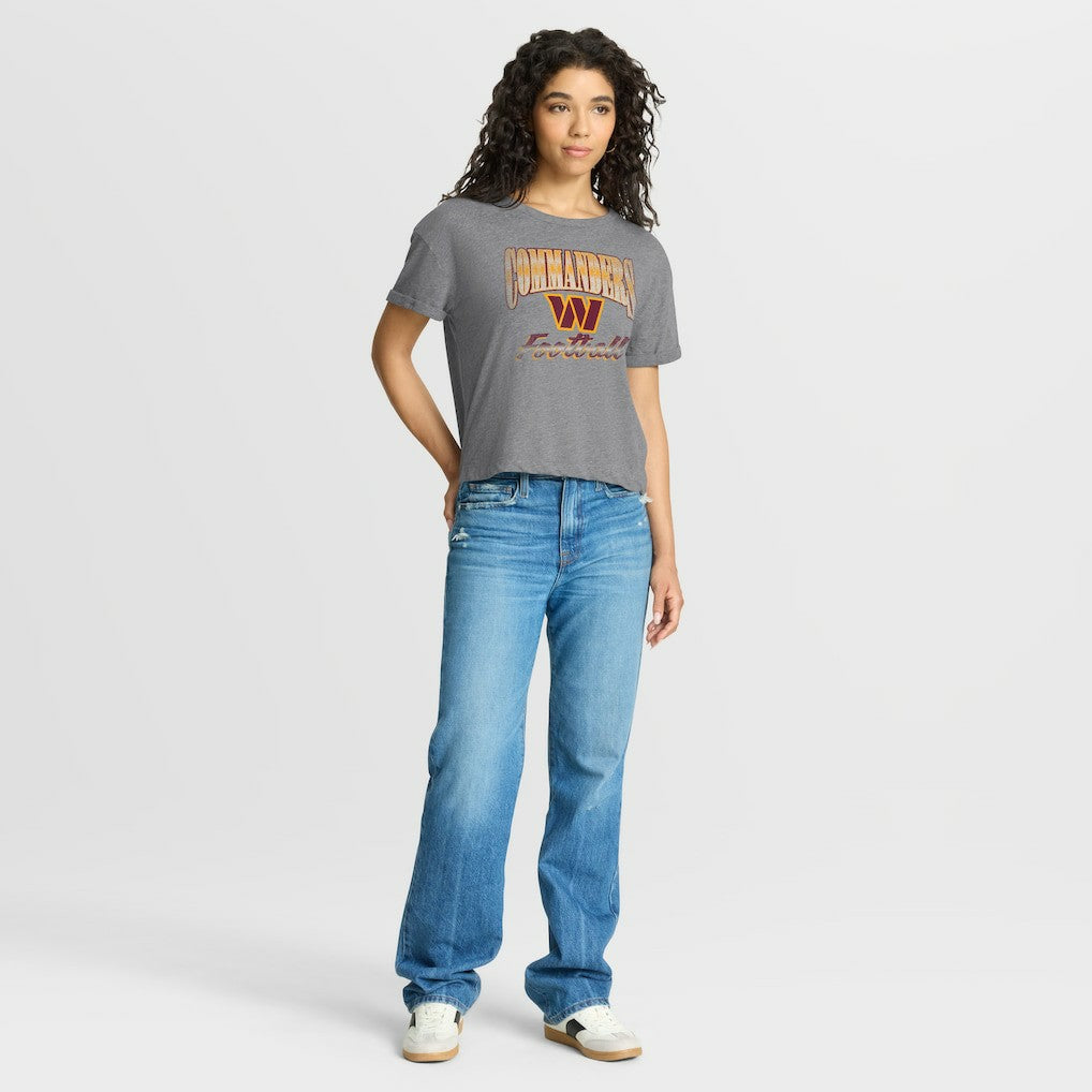 Women's Overplayed Tribute Tri-Blend Boxy T-Shirt - Washington Commanders