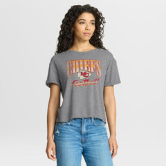 Women's Overplayed Tribute Tri-Blend Boxy T-Shirt - Kansas City Chiefs