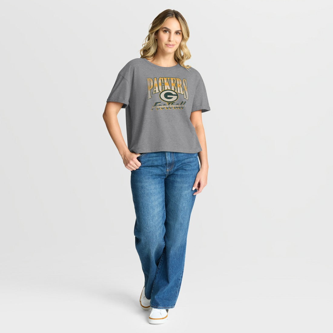 Women's Overplayed Tribute Tri-Blend Boxy T-Shirt - Green Bay Packers