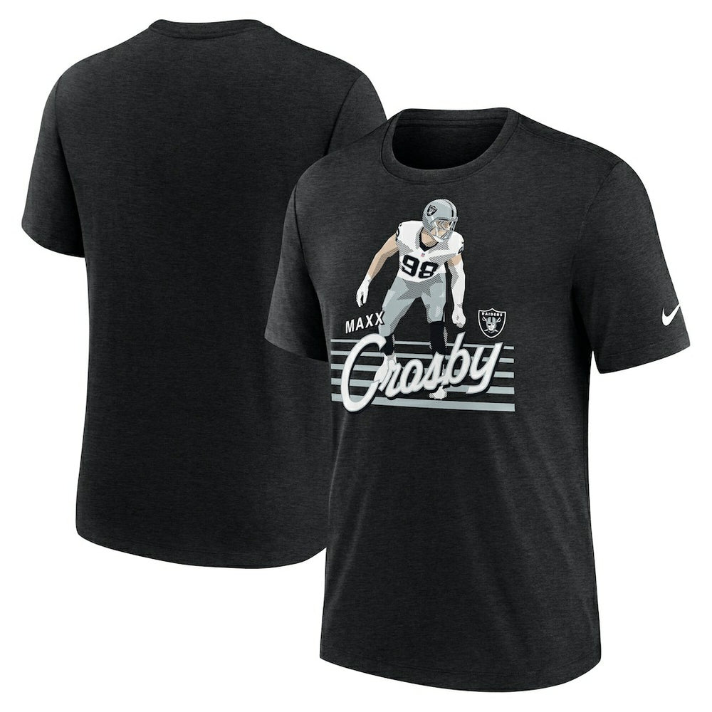 Maxx Crosby  Player Graphic T-Shirt - Las Vegas Raiders