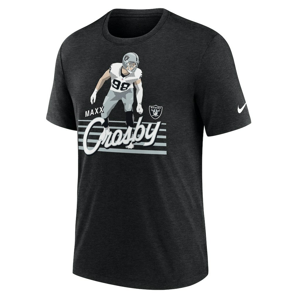 Maxx Crosby  Player Graphic T-Shirt - Las Vegas Raiders
