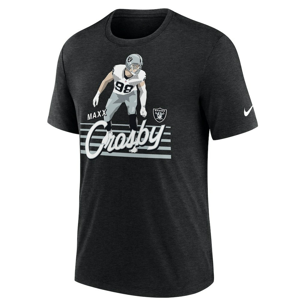 Maxx Crosby  Player Graphic T-Shirt - Las Vegas Raiders