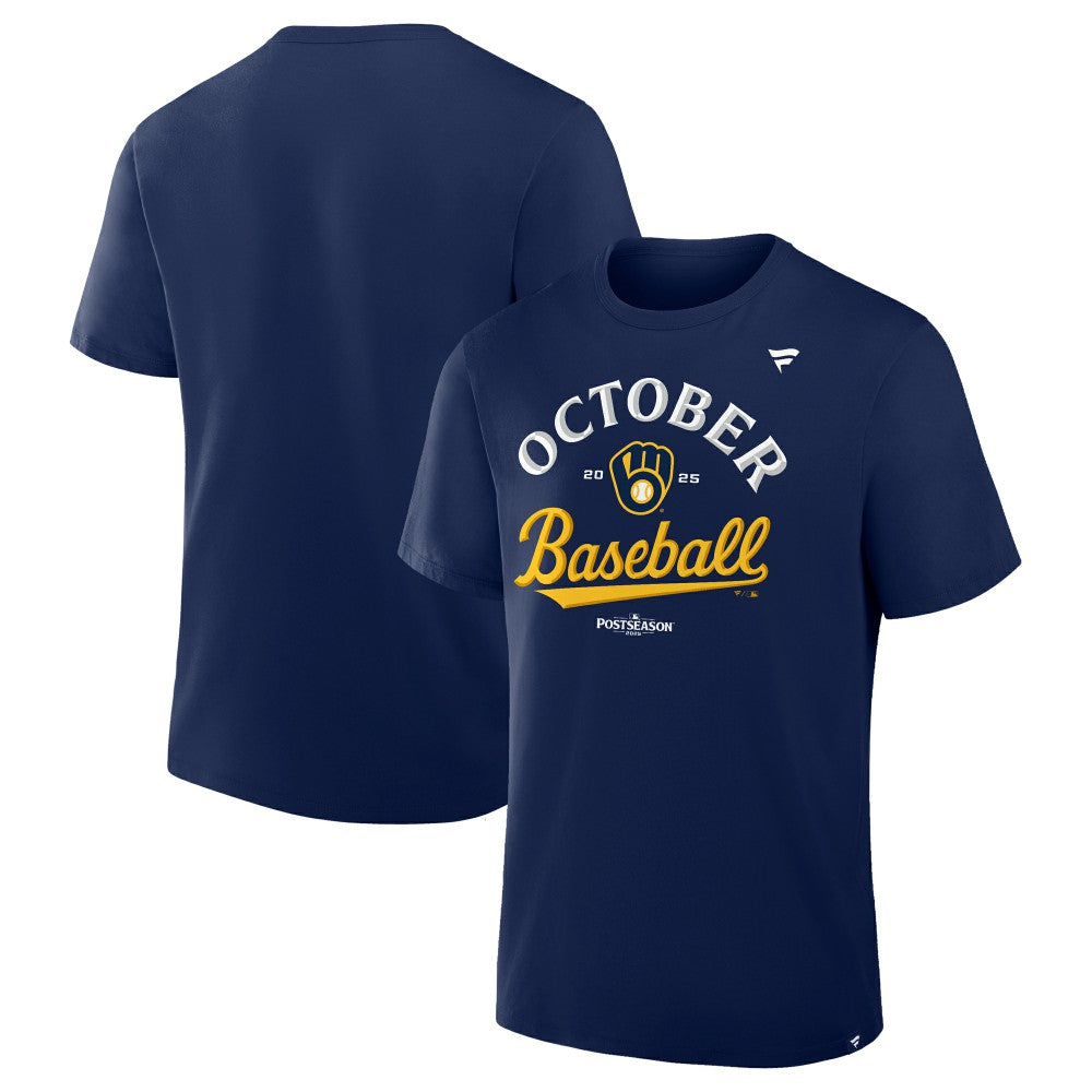 MLB Milwaukee Brewers 2025 MLB Postseason Locker Room T-Shirt