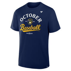 MLB Milwaukee Brewers 2025 MLB Postseason Locker Room T-Shirt