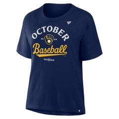 MLB Milwaukee Brewers  Women's 2025 MLB Postseason Locker Room T-Shirt