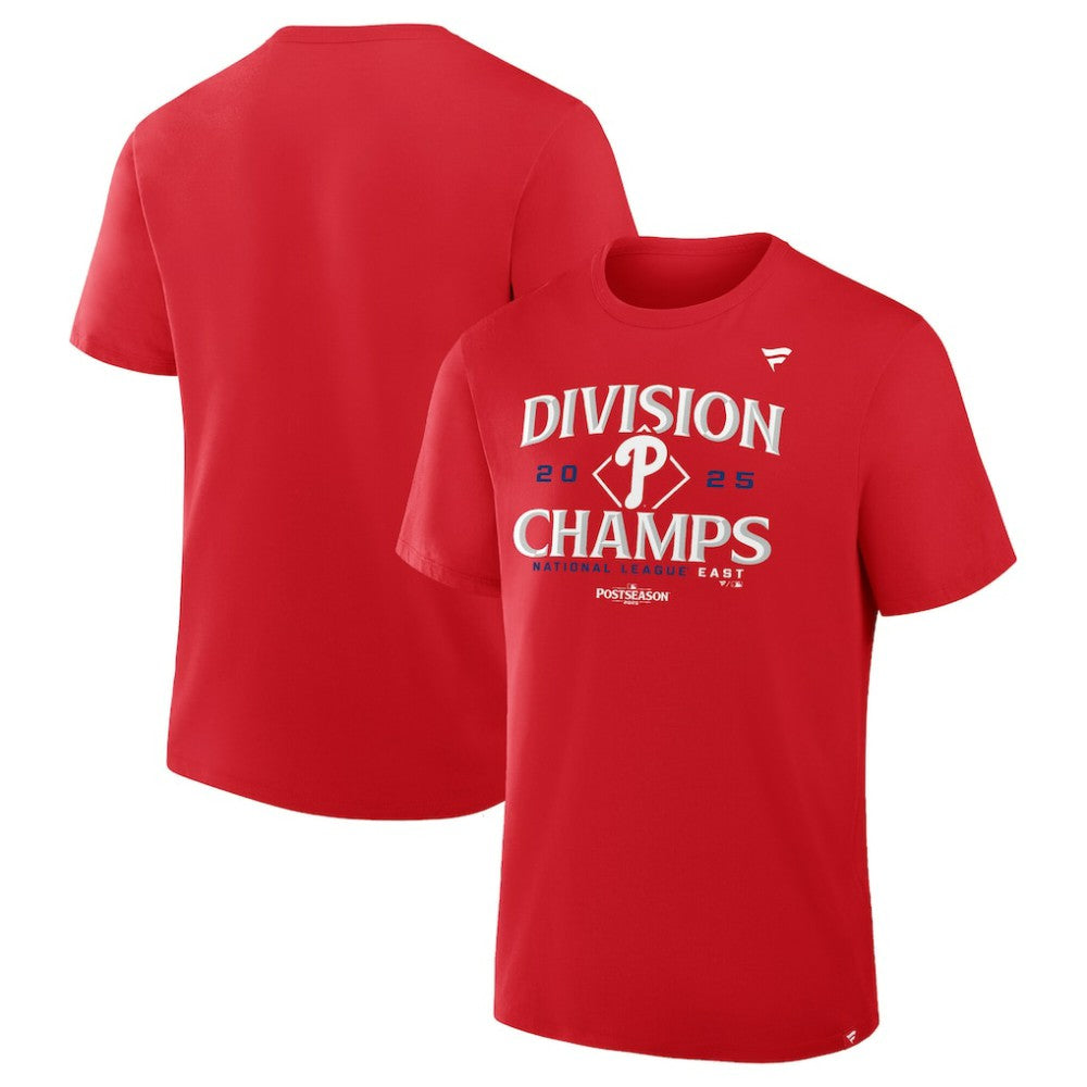 MLB Philadelphia Phillies Fanatics 2025 NL East Division Champions Locker Room T-Shirt