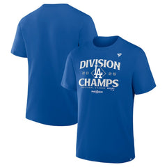 MLB Los Angeles Dodgers Fanatics 2025 NL West Division Champions Locker Room T-Shirt