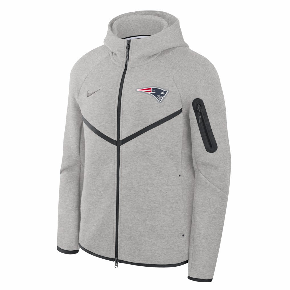 Tech Fleece Raglan Full-Zip Windrunner Hoodie - New England Patriots