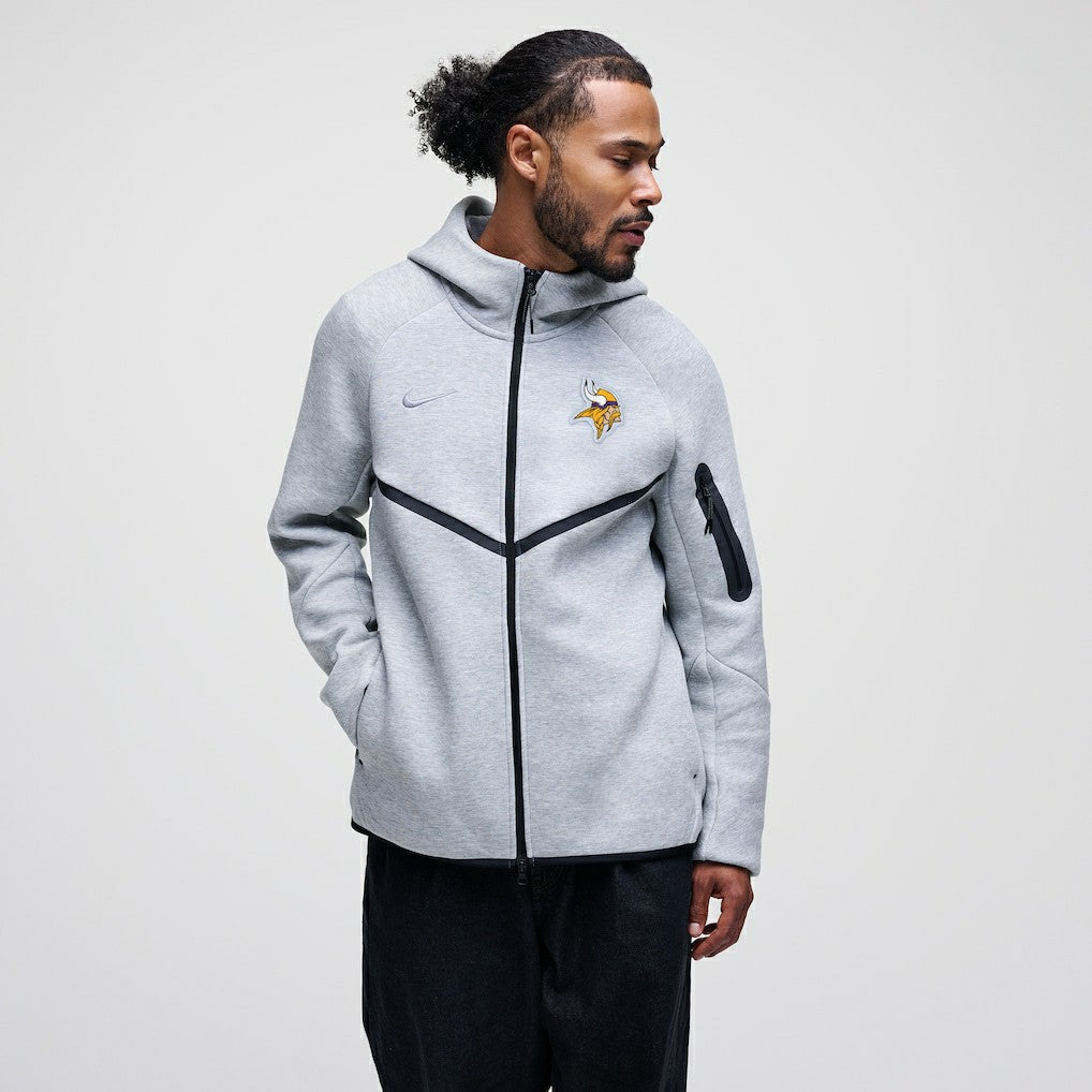 Tech Fleece Raglan Full-Zip Windrunner Hoodie - Minnesota Vikings