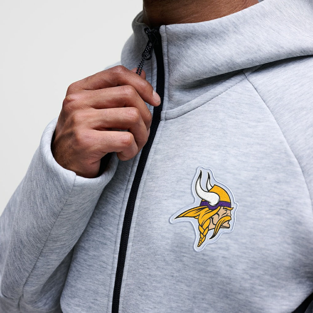 Tech Fleece Raglan Full-Zip Windrunner Hoodie - Minnesota Vikings