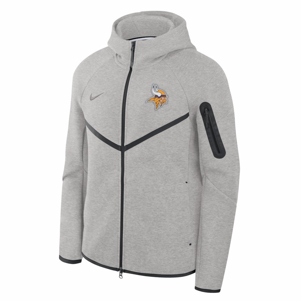 Tech Fleece Raglan Full-Zip Windrunner Hoodie - Minnesota Vikings