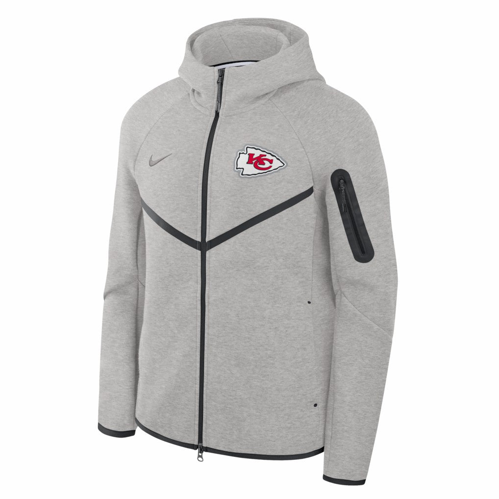 Tech Fleece Raglan Full-Zip Windrunner Hoodie - Kansas City Chiefs