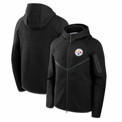 Tech Fleece Raglan Full-Zip Windrunner Hoodie - Pittsburgh Steelers
