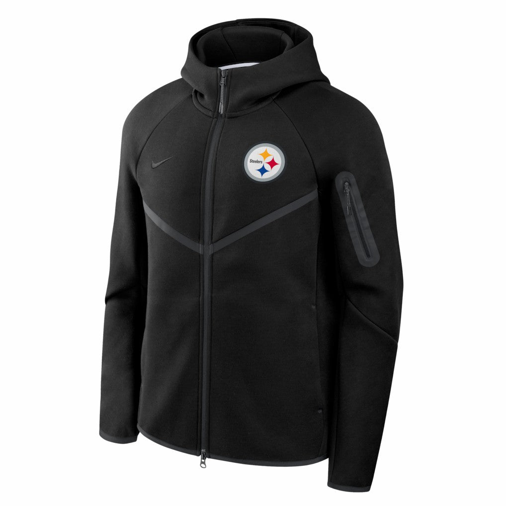 Tech Fleece Raglan Full-Zip Windrunner Hoodie - Pittsburgh Steelers