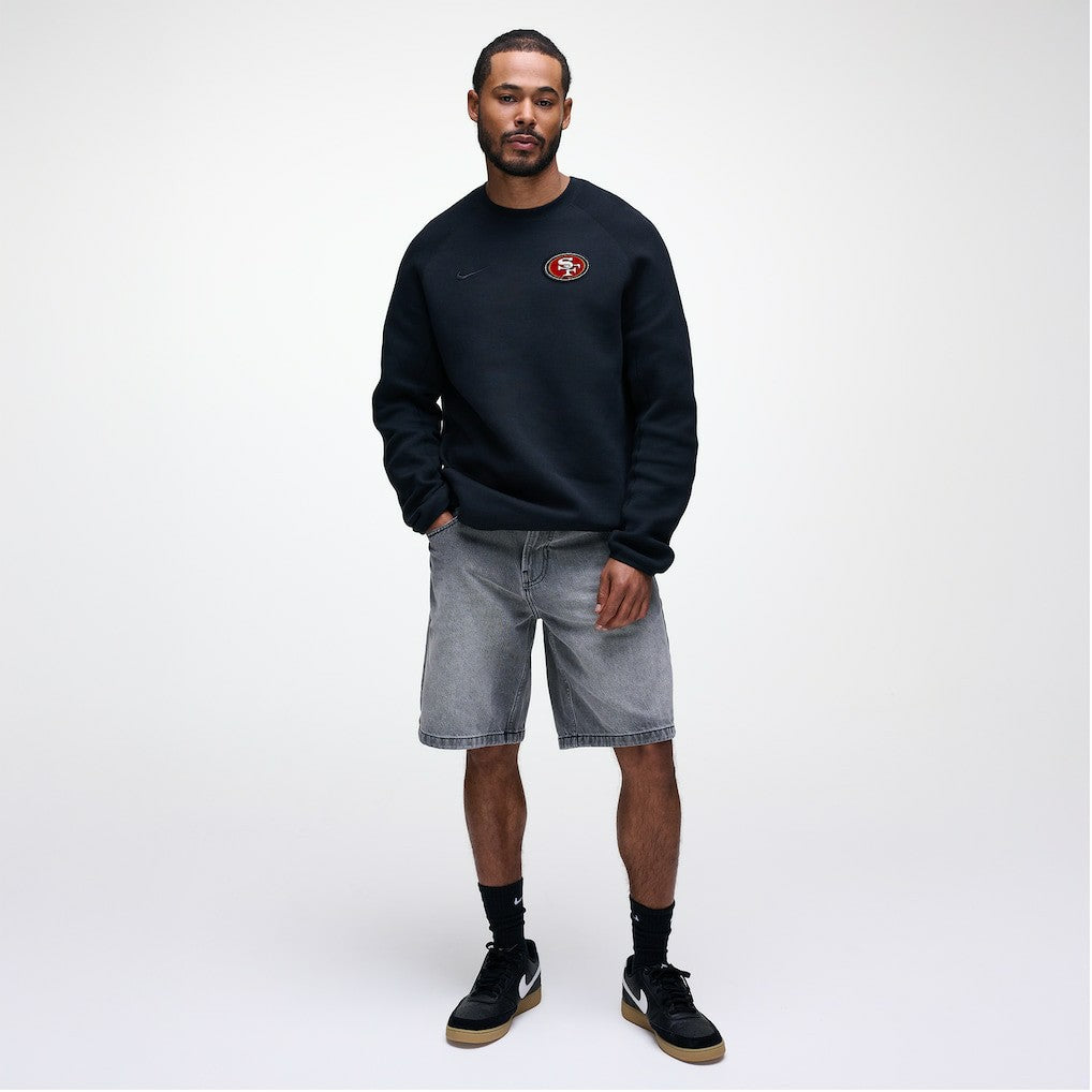 Tech Fleece Raglan Sweatshirt - San Francisco 49ers