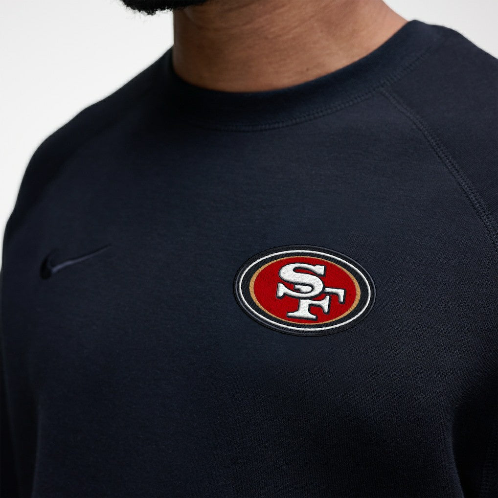 Tech Fleece Raglan Sweatshirt - San Francisco 49ers