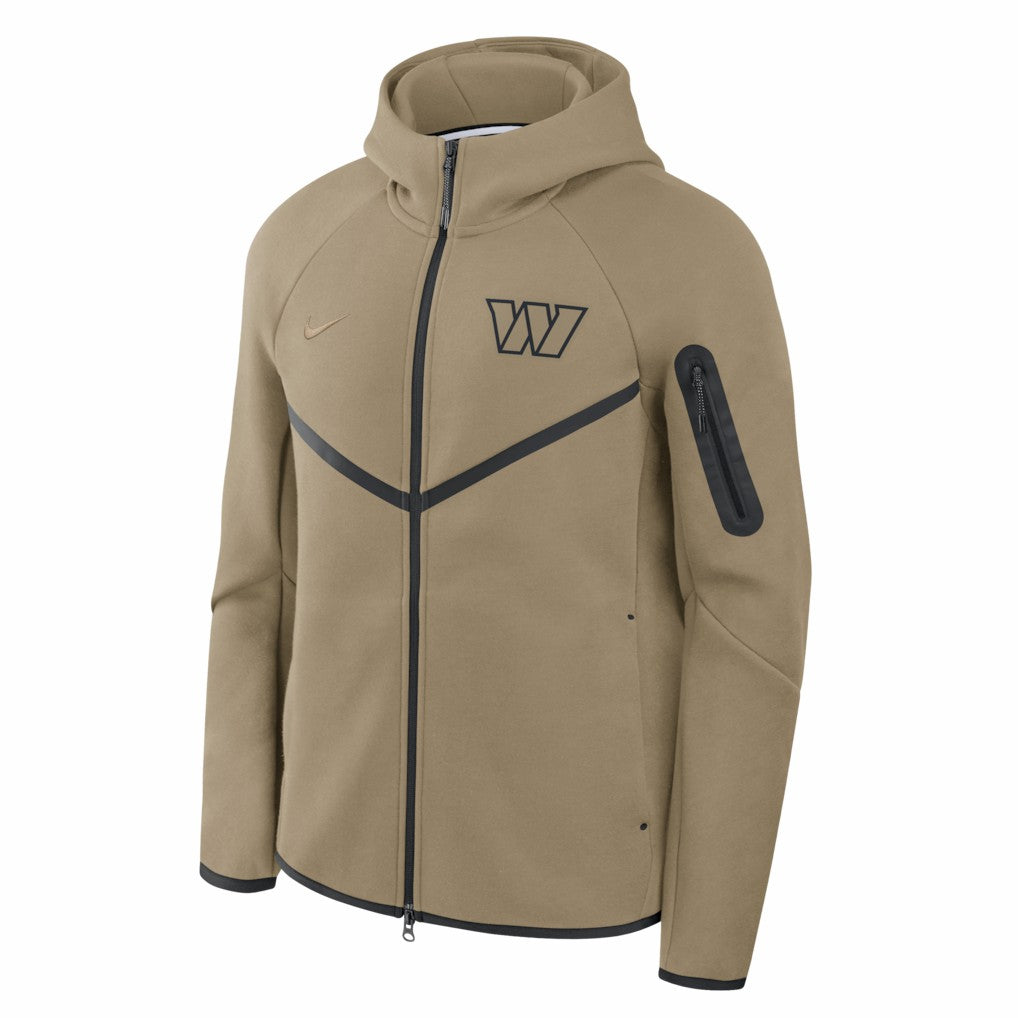Tech Fleece Raglan Full-Zip Windrunner Hoodie - Washington Commanders