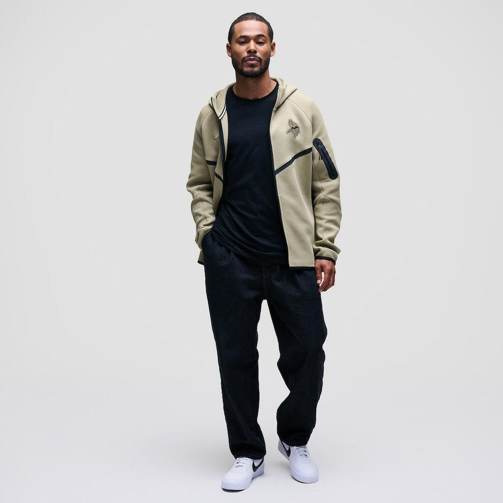 Tech Fleece Raglan Full-Zip Windrunner Hoodie - Minnesota Vikings