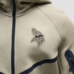 Tech Fleece Raglan Full-Zip Windrunner Hoodie - Minnesota Vikings