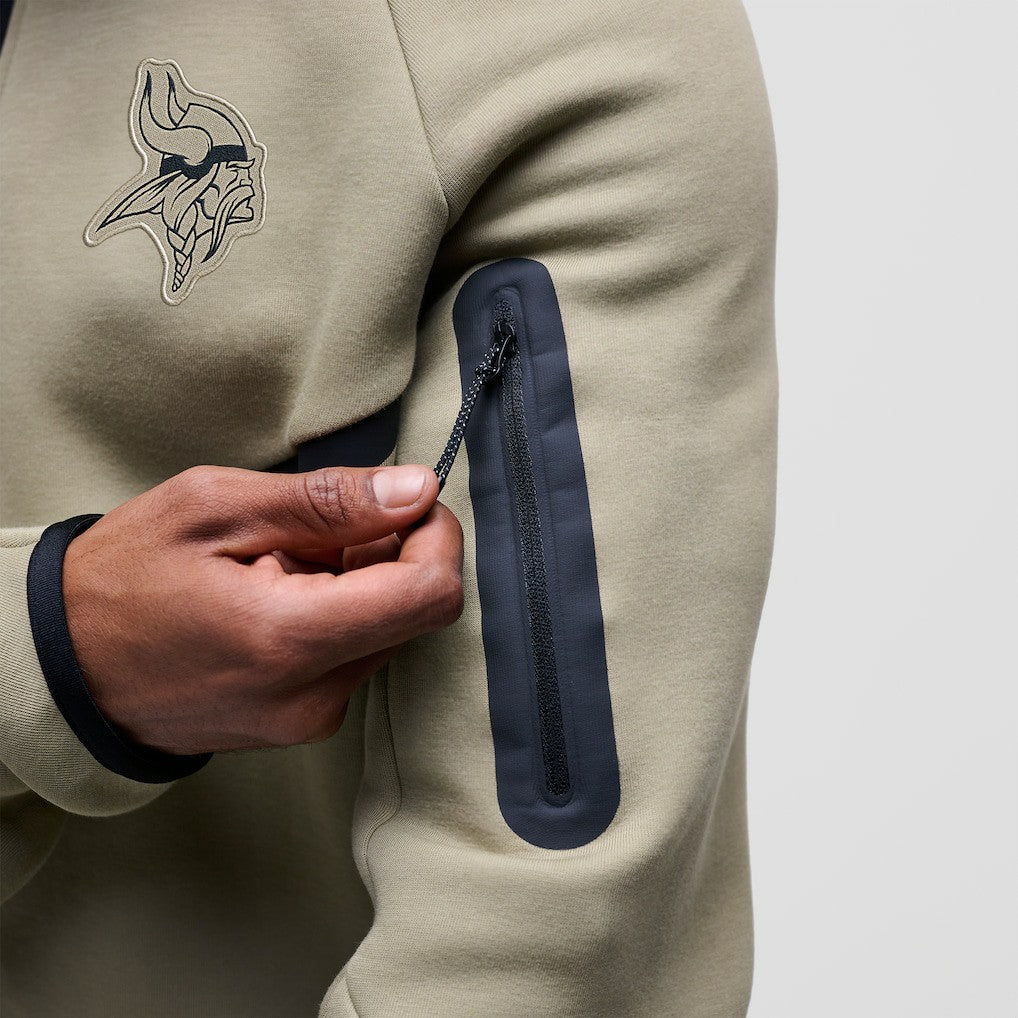 Tech Fleece Raglan Full-Zip Windrunner Hoodie - Minnesota Vikings
