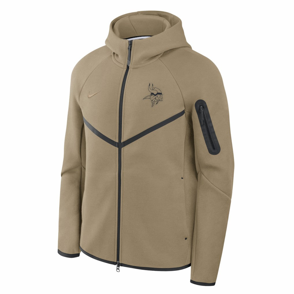 Tech Fleece Raglan Full-Zip Windrunner Hoodie - Minnesota Vikings