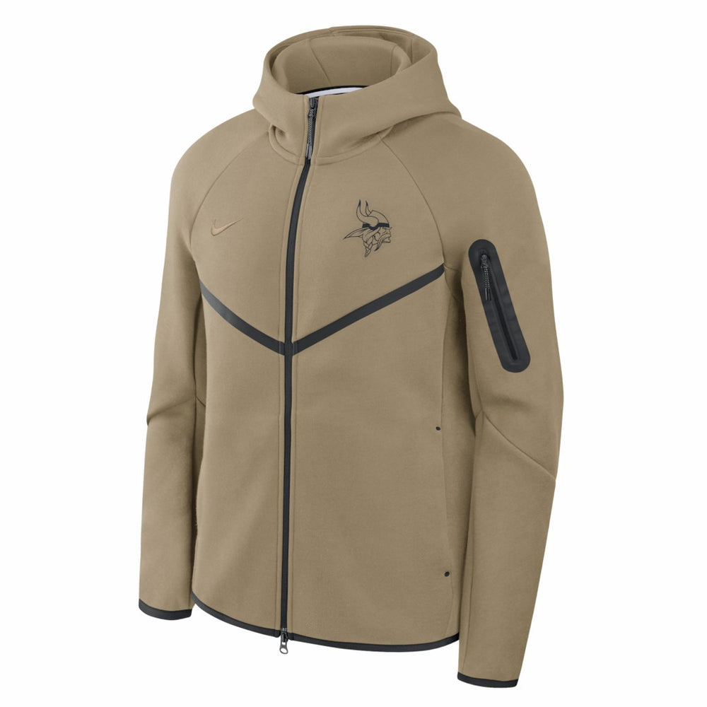 Tech Fleece Raglan Full-Zip Windrunner Hoodie - Minnesota Vikings