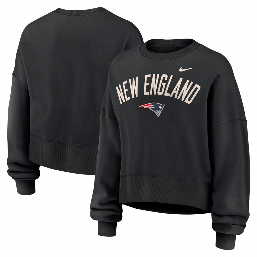 Women's Oversized High Hip Legacy Arch Phoenix Fleece Sweatshirt - New England Patriots