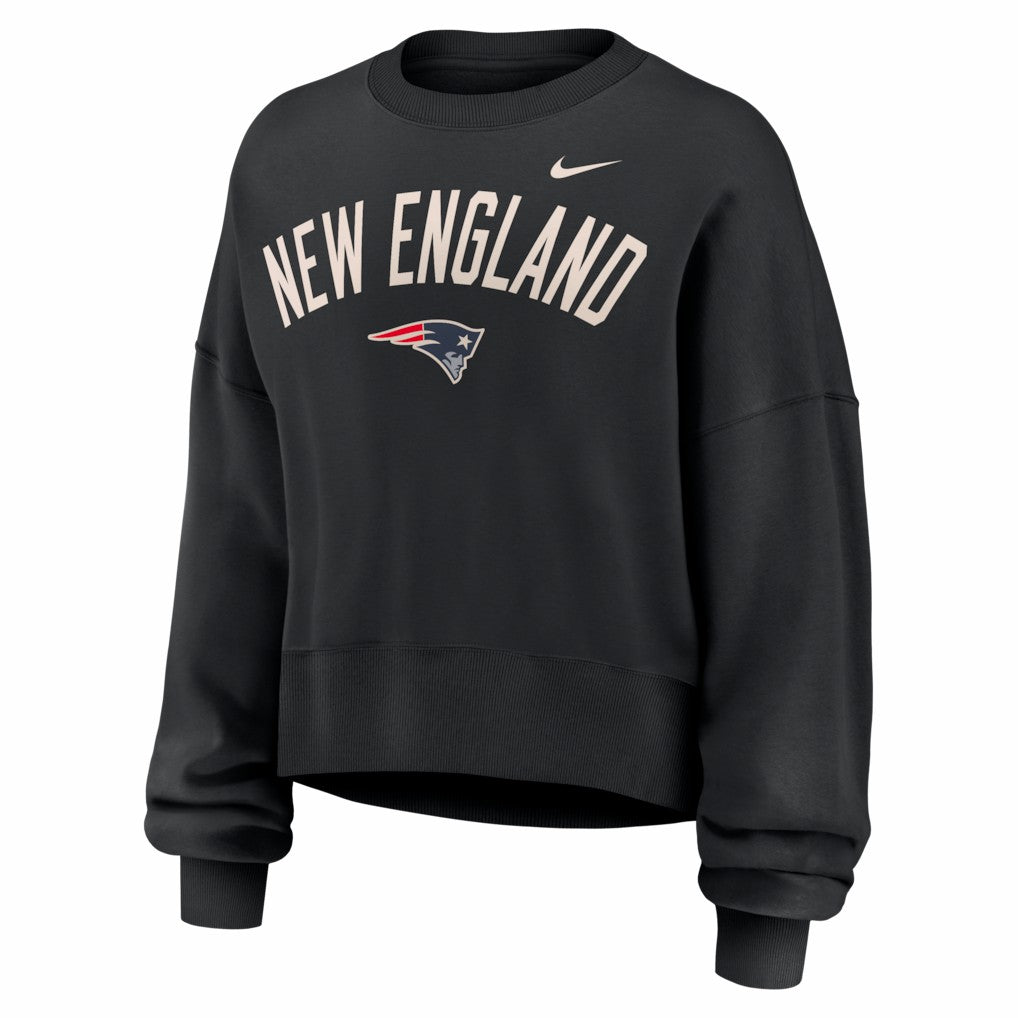 Women's Oversized High Hip Legacy Arch Phoenix Fleece Sweatshirt - New England Patriots