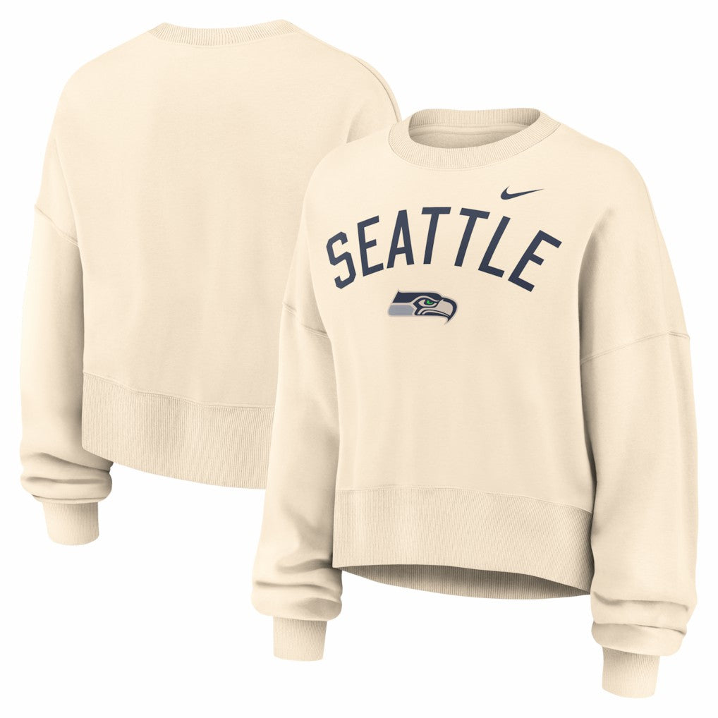 Women's Oversized High Hip Legacy Arch Phoenix Fleece Sweatshirt - Seattle Seahawks