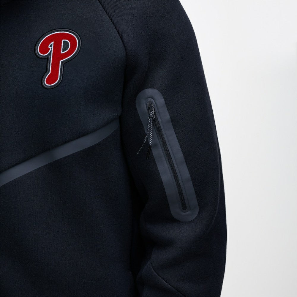 MLB Philadelphia Phillies Nike Tech Fleece Raglan Full-Zip Windrunner Hoodie
