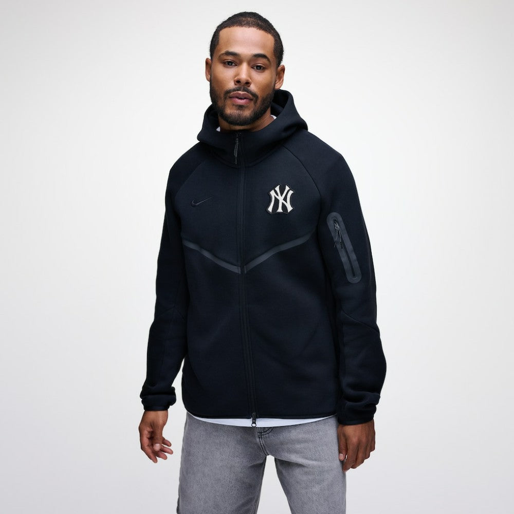MLB New York Yankees Nike Tech Fleece Raglan Full-Zip Windrunner Hoodie