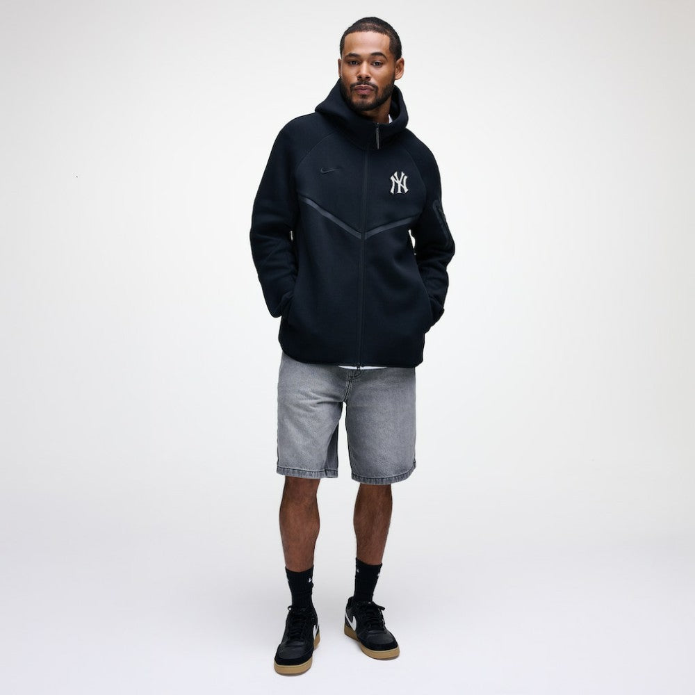MLB New York Yankees Nike Tech Fleece Raglan Full-Zip Windrunner Hoodie