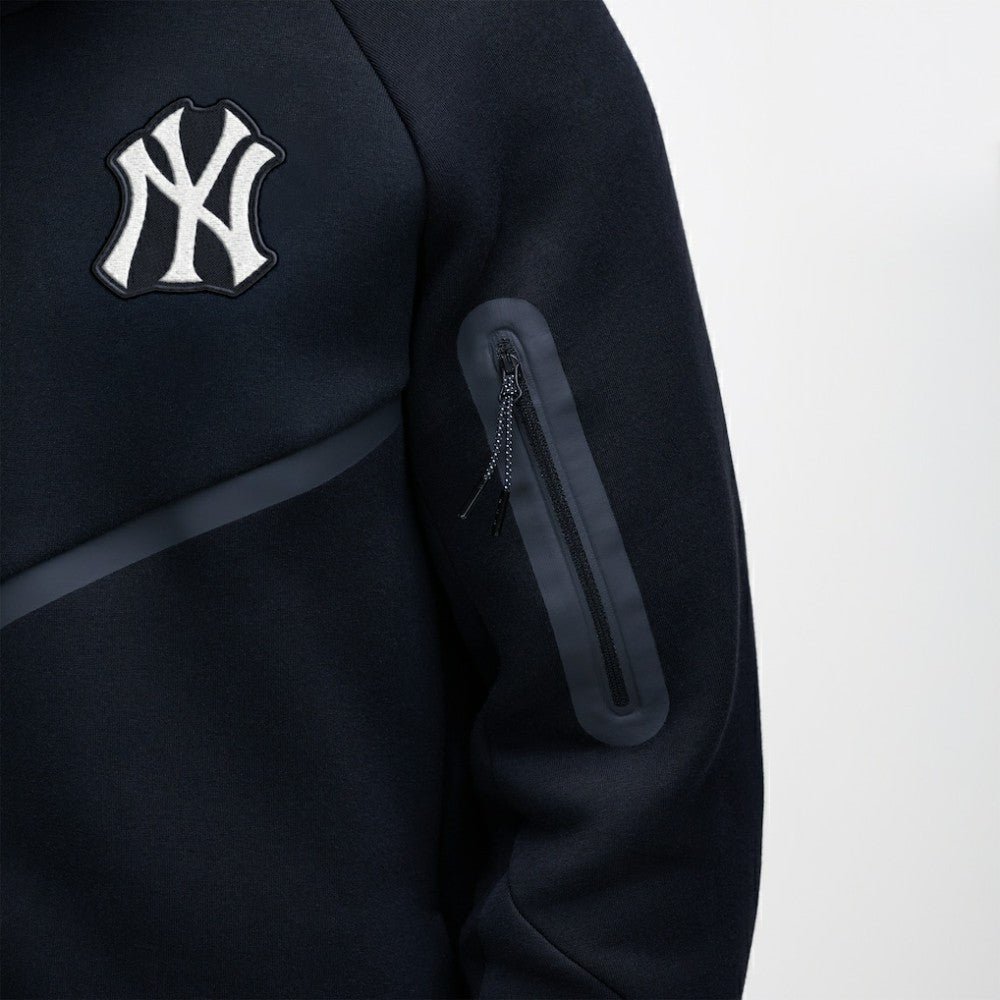 MLB New York Yankees Nike Tech Fleece Raglan Full-Zip Windrunner Hoodie